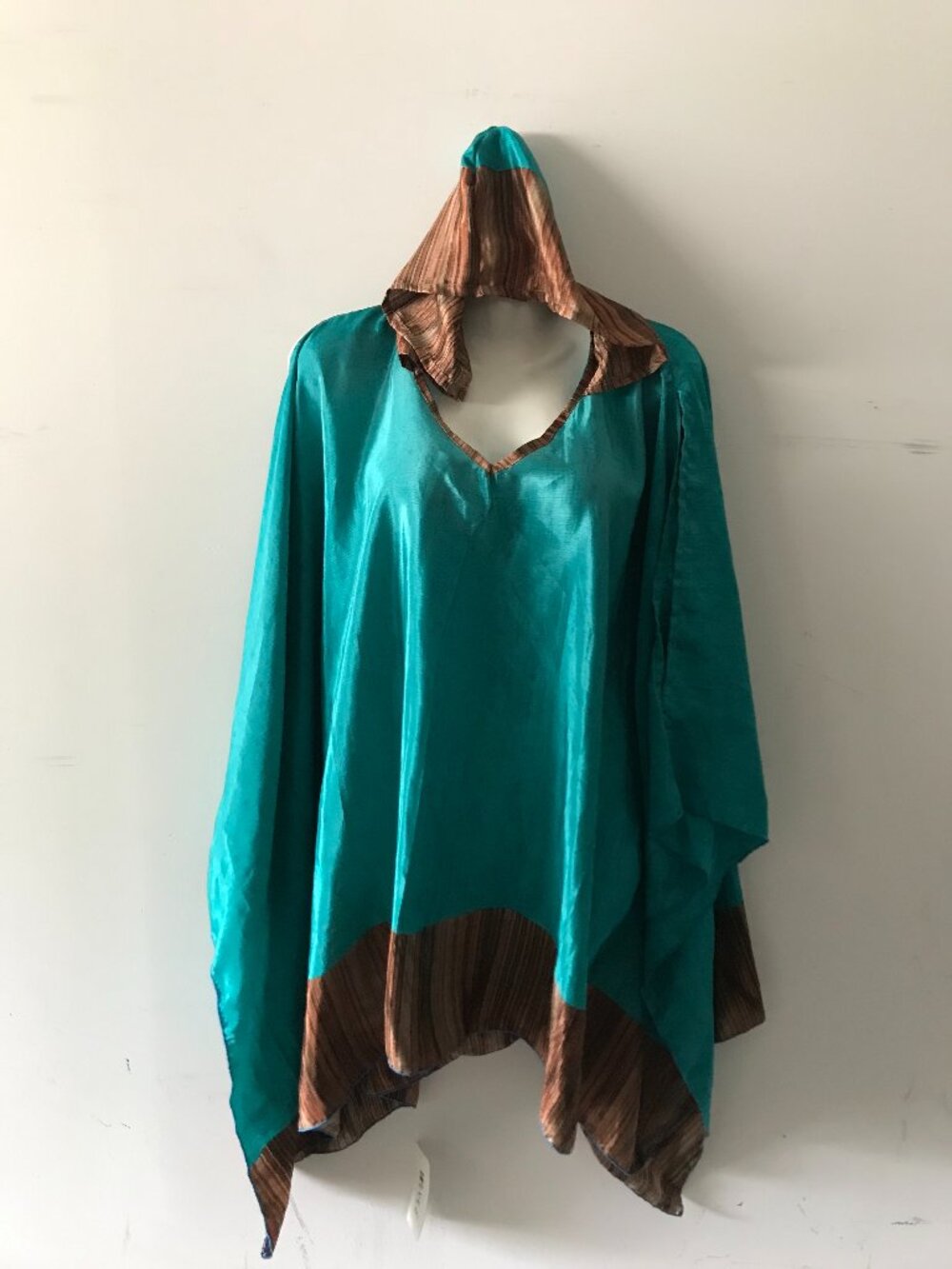 Women's Rayon Hooded Poncho